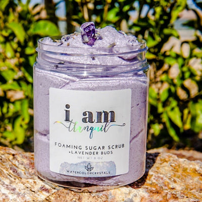 "I am TRANQUIL" Foaming Sugar Scrub