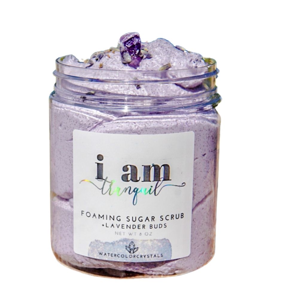 "I am TRANQUIL" Foaming Sugar Scrub