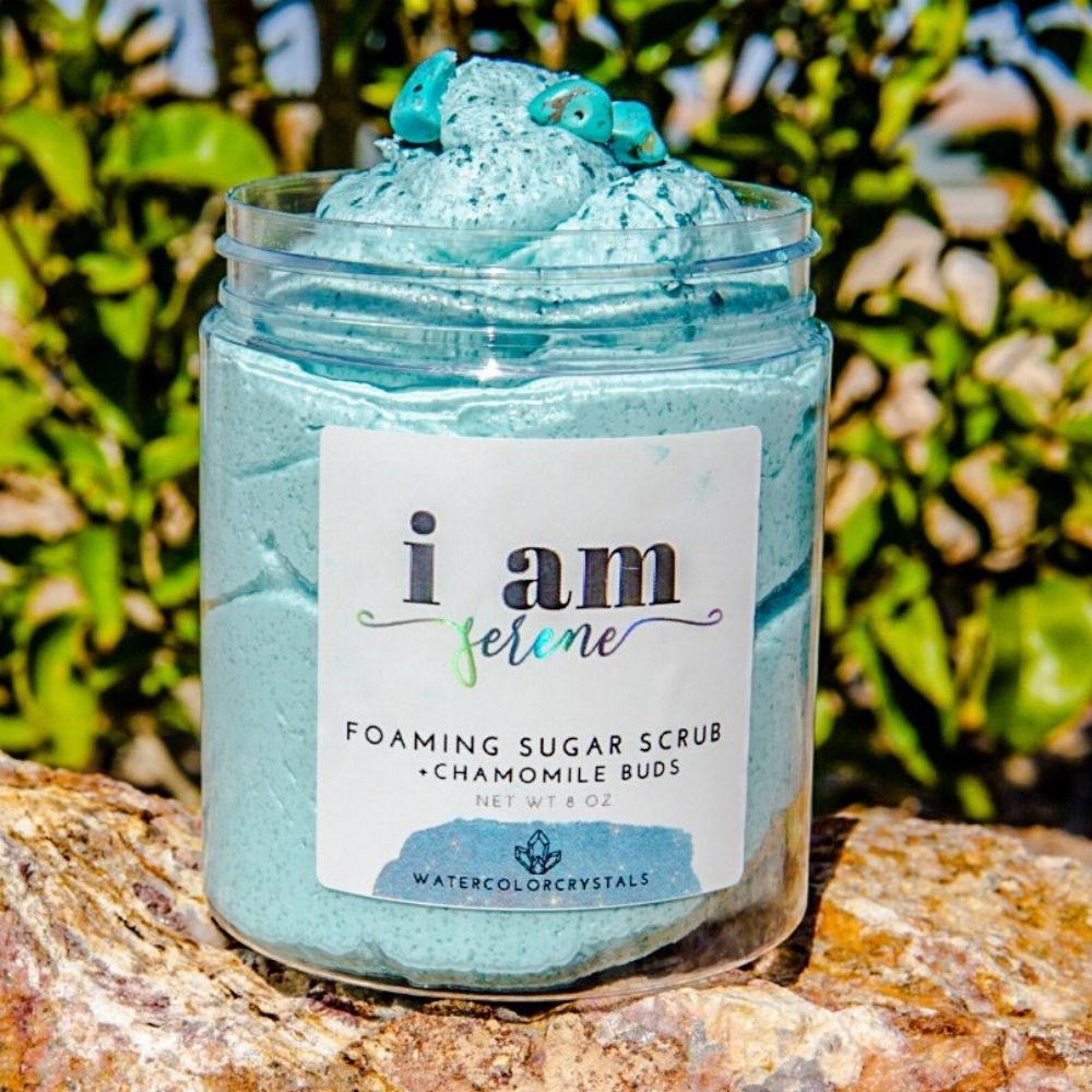 "I am SERENE" Foaming Sugar Scrub