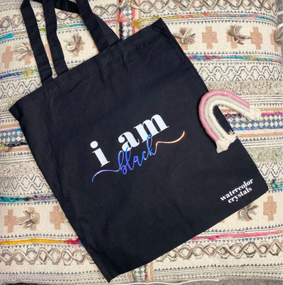 “I am BLACK” tote